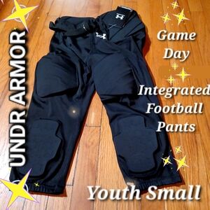 Under Armour Youth Black Football Pants